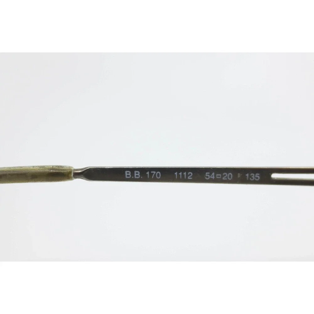 Brooks Brothers BB 170 1112 Gunmetal Gray Oval Eyeglass Frames 54-20-135 Italy